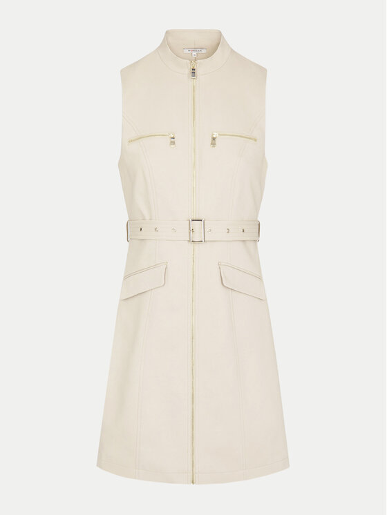 Morgan Morgan Vestito da giorno 241-ROMEA Beige Slim Fit