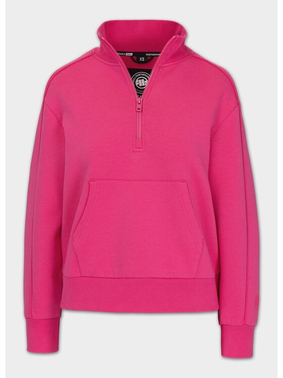 PITBULL PITBULL Bluza Discovery Różowy Regular Fit
