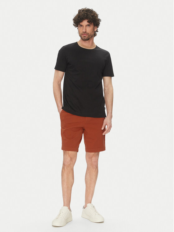 BOSS BOSS Pantaloncini di tessuto H-Slice 50540743 Arancione Regular Fit
