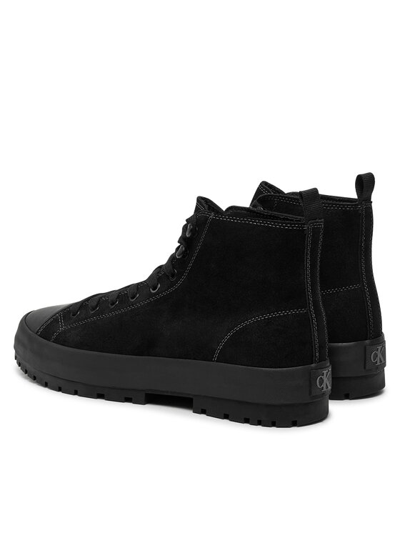 Calvin Klein Jeans Calvin Klein Jeans Schnürstiefeletten Lugged Hybrid High Laceup Auth YM0YM01092 Schwarz