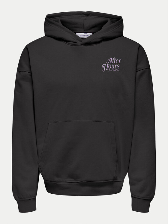 Only & Sons Only & Sons Μπλούζα 22032074 Μαύρο Oversize