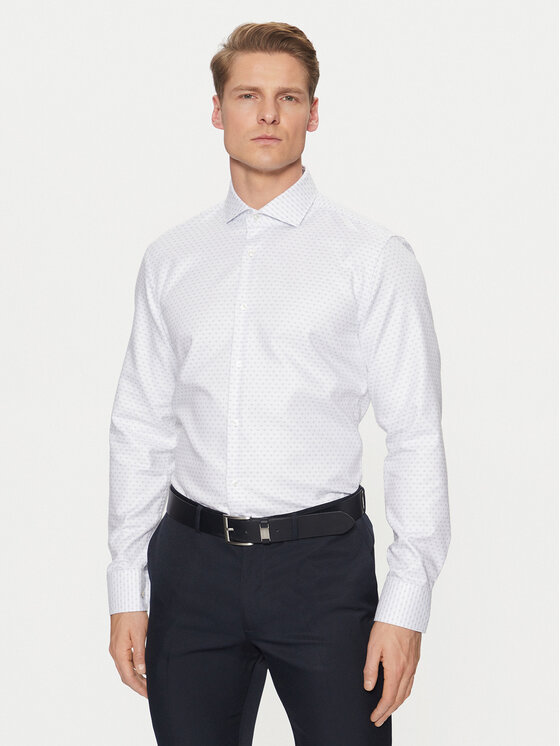 BOSS BOSS Cămașă 50533039 Alb Slim Fit