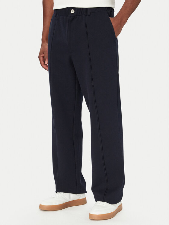 Guess Pantaloni din material M6YB13 K4252 Bleumarin Regular Fit