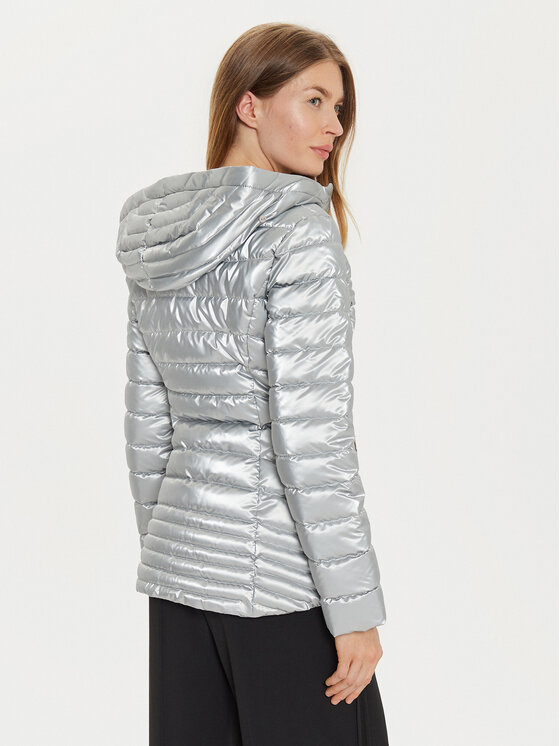 Marciano Guess Marciano Guess Vatovaná bunda 4BGL01 7176A Stříbrná Regular Fit