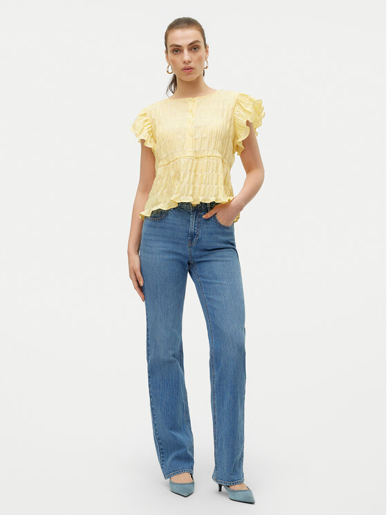 Vero Moda Vero Moda Džinsi Tessa 10315494 Zils Straight Fit