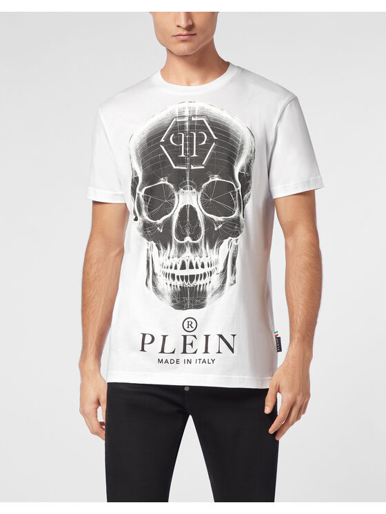 PHILIPP PLEIN PHILIPP PLEIN Tričko 14693 Biela Regular Fit