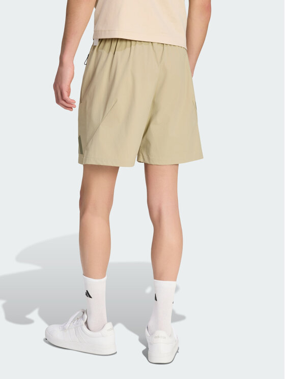 adidas adidas Szorty materiałowe 159194 Brązowy Regular Fit