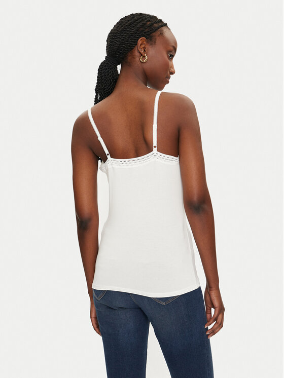Morgan Morgan Top 192-BARBA.N Alb Slim Fit
