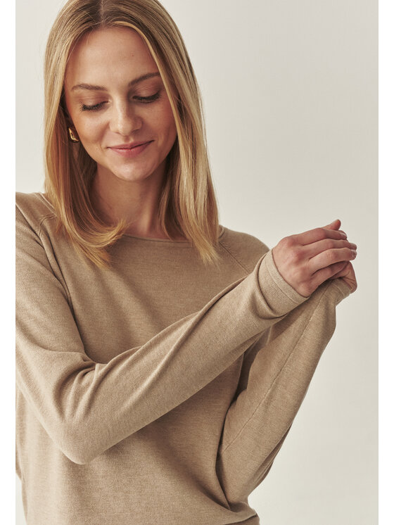 TATUUM Tatuum Sweter BROOKE Beżowy Classic Fit