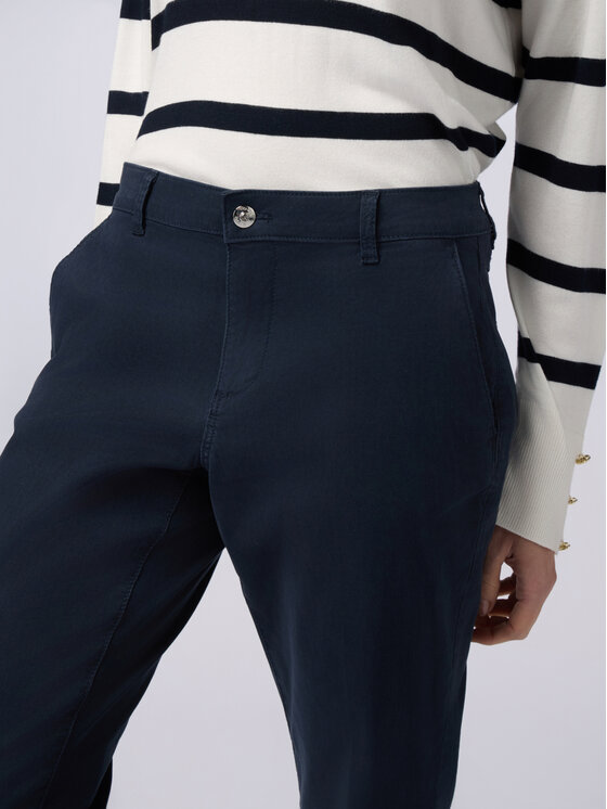 Oltre Oltre Pantaloni di tessuto P785R008238N034 Blu Regular Fit