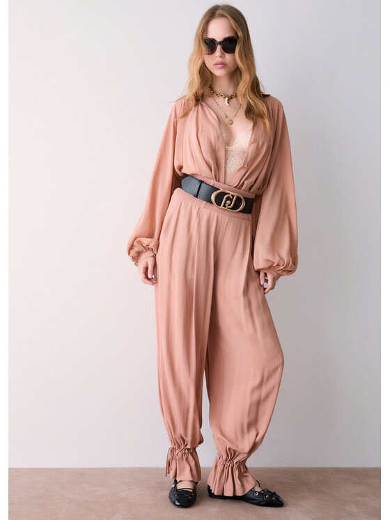 Liu Jo Liu Jo Pantalone da abito CF6132T576AX0804 Rosa Regular Fit