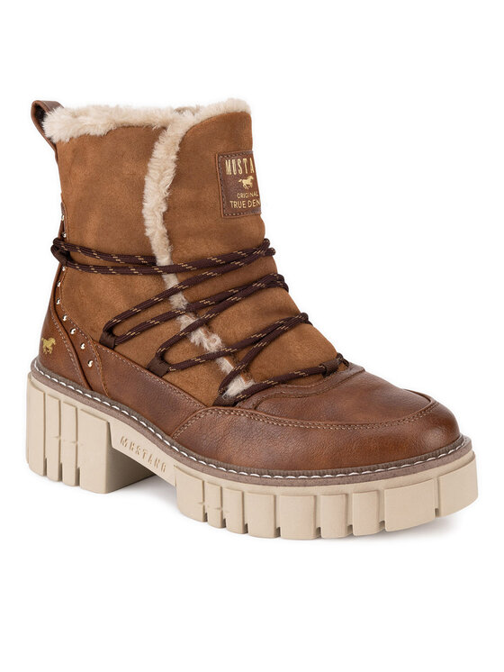 Mustang Mustang Schnürschuhe 1447-601 Braun