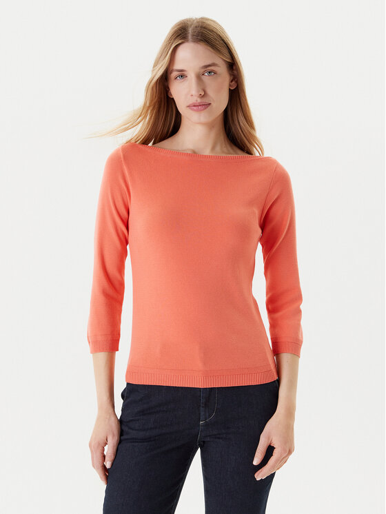 United Colors Of Benetton United Colors Of Benetton Svetr 1091D1M09 Oranžová Regular Fit