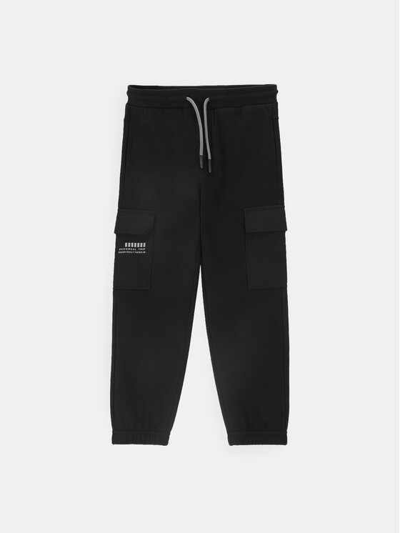 Coccodrillo Coccodrillo Spodnie dresowe ZC4120201WBK Czarny Regular Fit