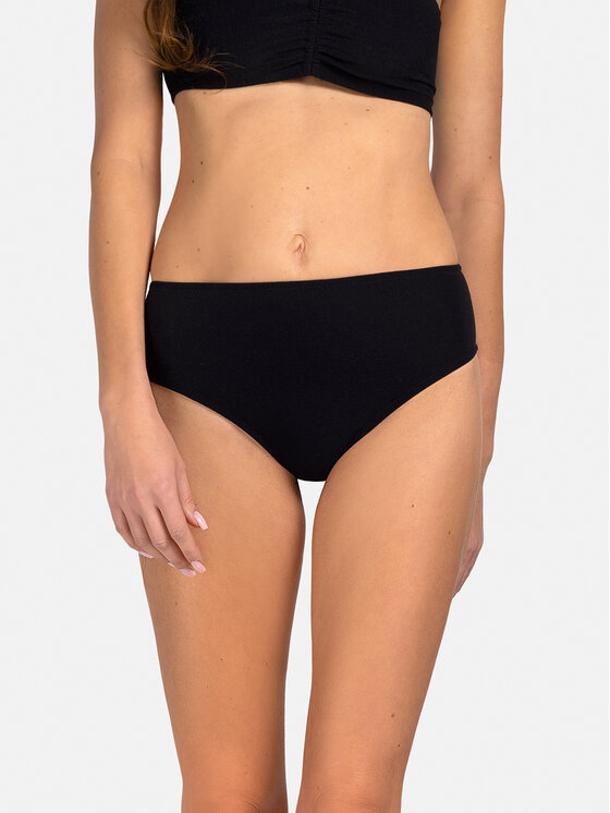 Miss Lou Miss Lou Dół od bikini D-BE2-CZ Czarny
