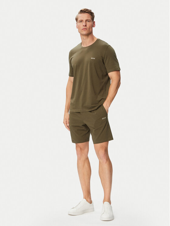 BOSS BOSS Športové kraťasy Mix&Match 50515314 Kaki Regular Fit
