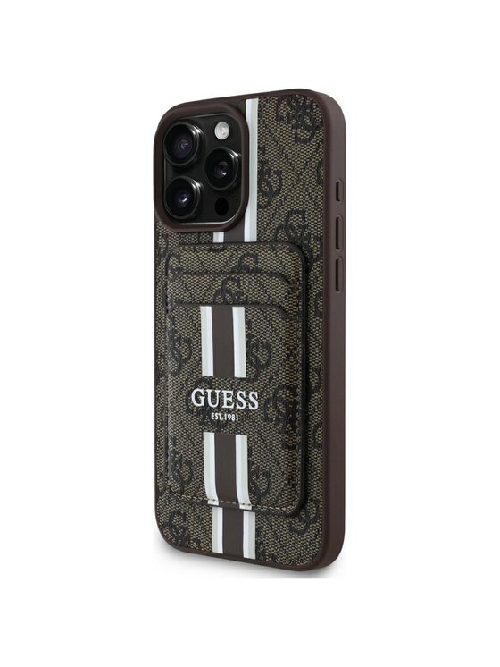 Guess Guess Etui na telefon Apple iPhone 16 Pro Max Brązowy