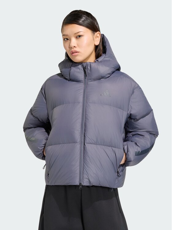 adidas adidas Kurtka puchowa 167932 Szary Loose Fit