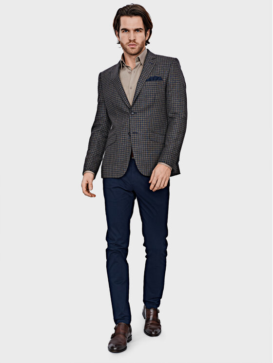 Evenemen Evenemen Marynarka Boston Granatowy Slim Fit