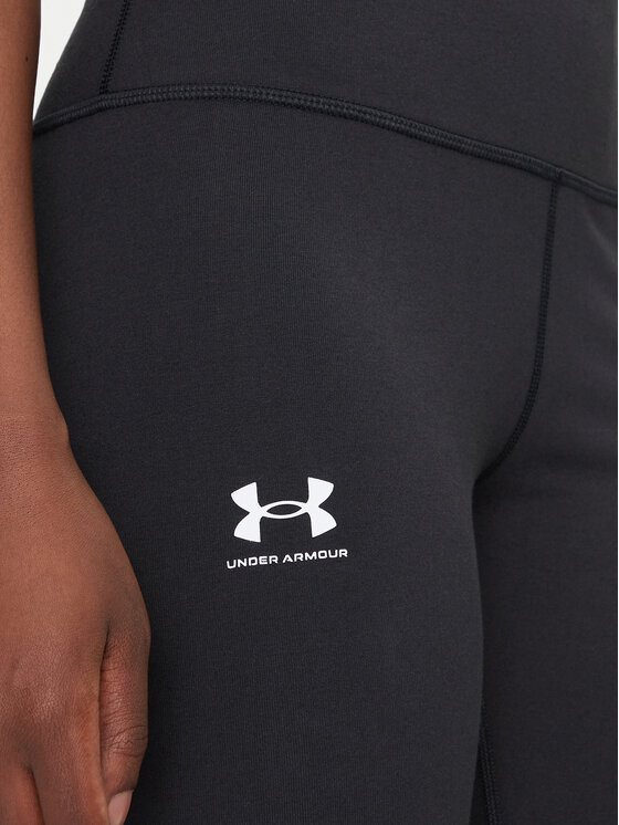 Under Armour Under Armour Leggings Rival 1386482 Crna Slim Fit