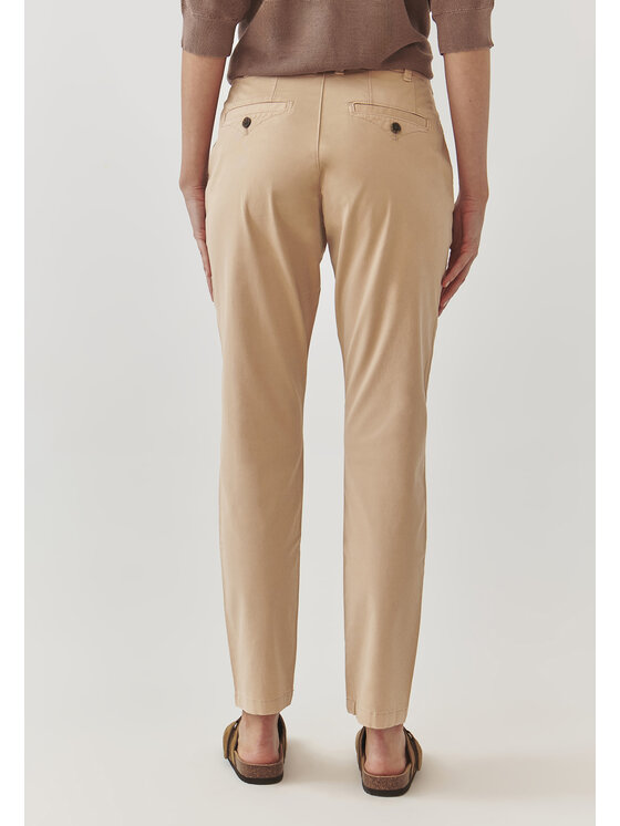TATUUM TATUUM Spodnie materiałowe HINO Beżowy Skinny Fit