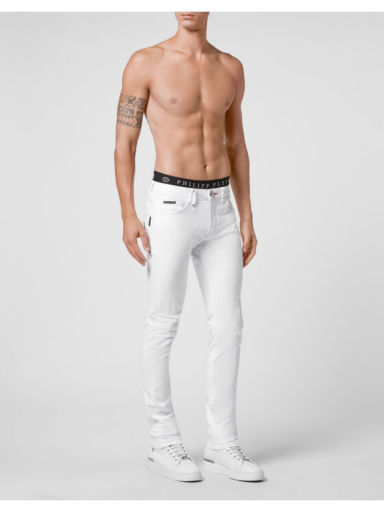 PHILIPP PLEIN PHILIPP PLEIN Jeans 4227 Bianco Straight Leg