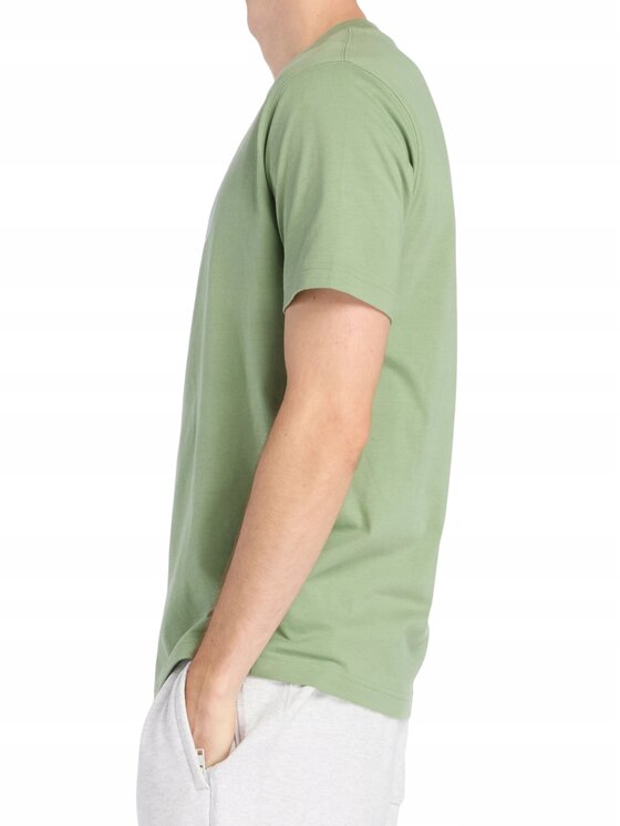 New Balance New Balance T-Shirt MT61C48BAAR Zielony Standard Fit