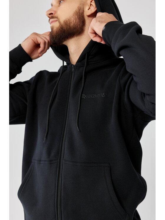 ROUGH RADICAL ROUGH RADICAL Bluza TRACK HOODIE ZIP Czarny Oversize