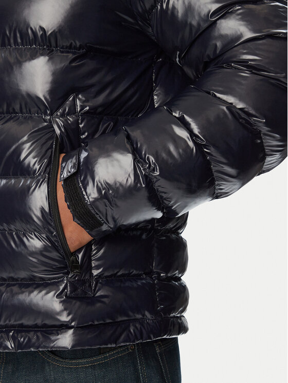 Napapijri Napapijri Giubbotto invernale A-Terez Shiny NP0A8AO2 Blu scuro Regular Fit