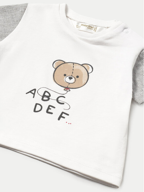 Mayoral Mayoral Тишърт 1037 Бял Regular Fit