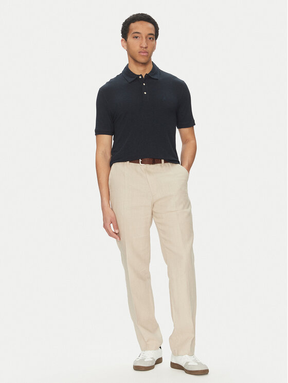 Marciano Guess Marciano Guess Тениска с яка и копчета 5GHP01 6315A Тъмносин Regular Fit