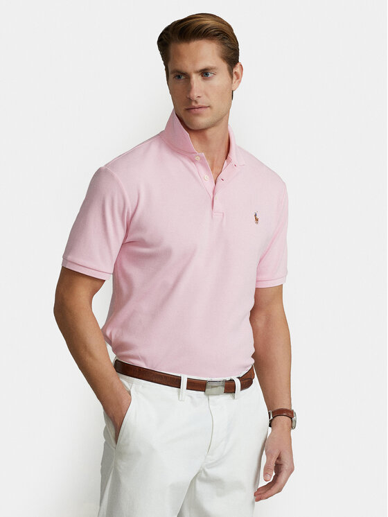 Polo Ralph Lauren Polo Ralph Lauren Poloshirt 710704319011 Rosa Custom Slim Fit