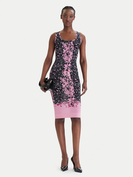 Versace Jeans Couture Versace Jeans Couture Kleid für den Alltag 80HAO9P6 JS546 Rosa Slim Fit