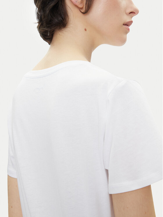 Pepe Jeans Pepe Jeans T-Shirt Macy PL506051 Biały Regular Fit
