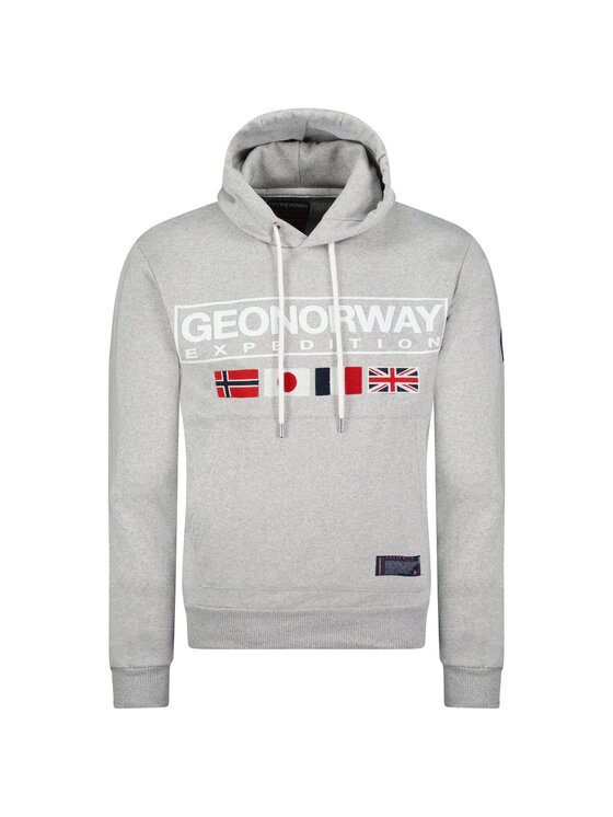Geographical Norway Geographical Norway Bluza WY8612H/GN-Blended Grey Szary Regular Fit