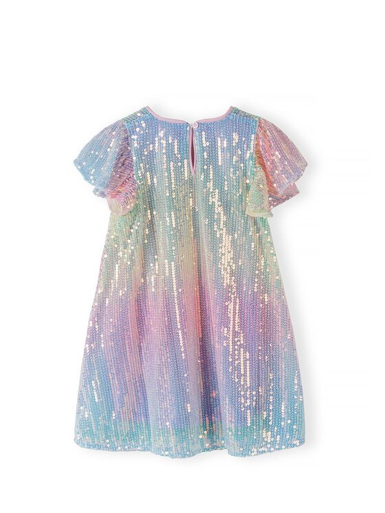 minoti minoti Sukienka elegancka 32DRESS150 Różowy Regular Fit