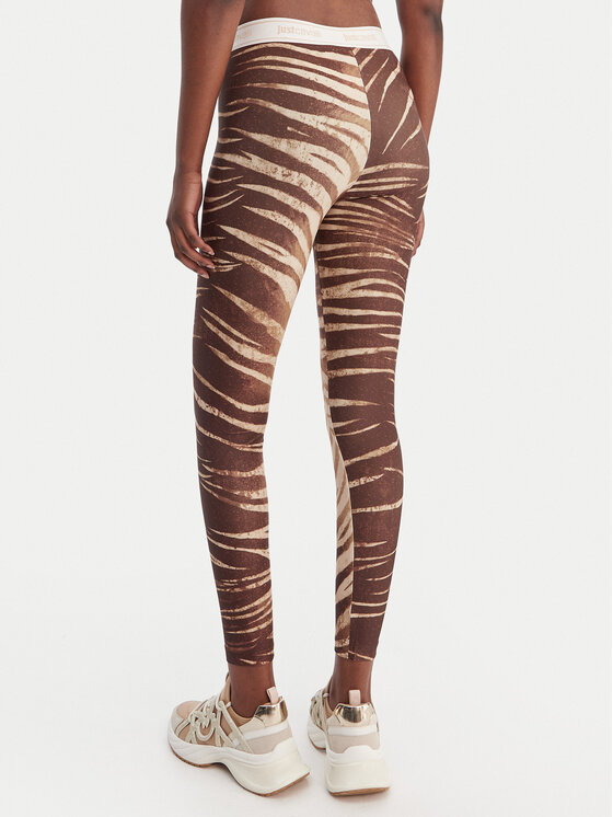 Just Cavalli Just Cavalli Legíny 80PAC100 JS558 Hnedá Skinny Fit