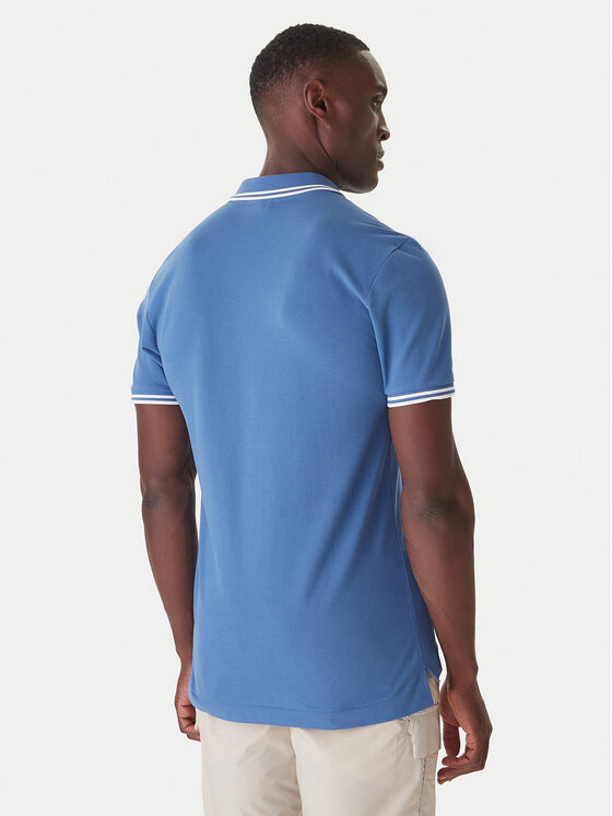 G-Star Raw G-Star Raw Тениска с яка и копчета Dunda D17127-5864 Кафяв Slim Fit