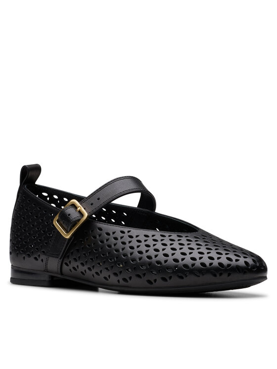 Clarks Clarks Nizki čevlji Fawna Jane 26181229 Črna
