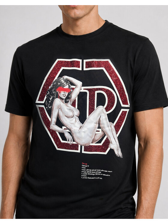 PHILIPP PLEIN PHILIPP PLEIN T-shirt 31683 Nero Regular Fit