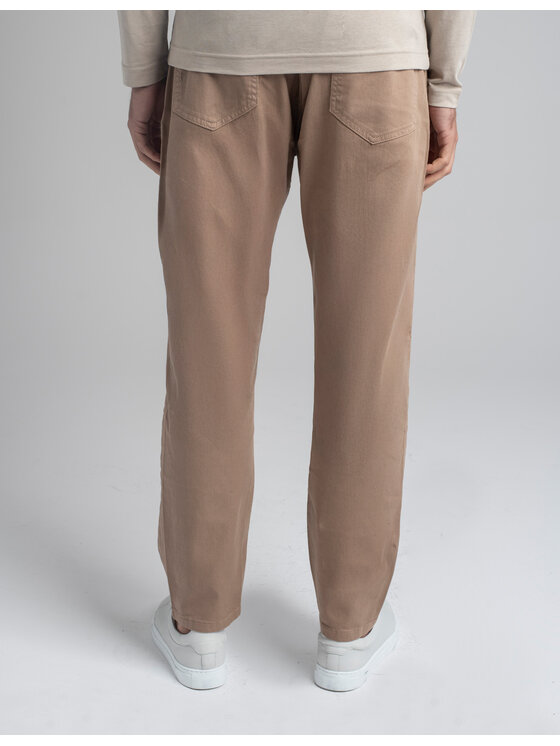 Borgio Borgio Jeansy GAGLIATO_BZ Beżowy Classic Fit