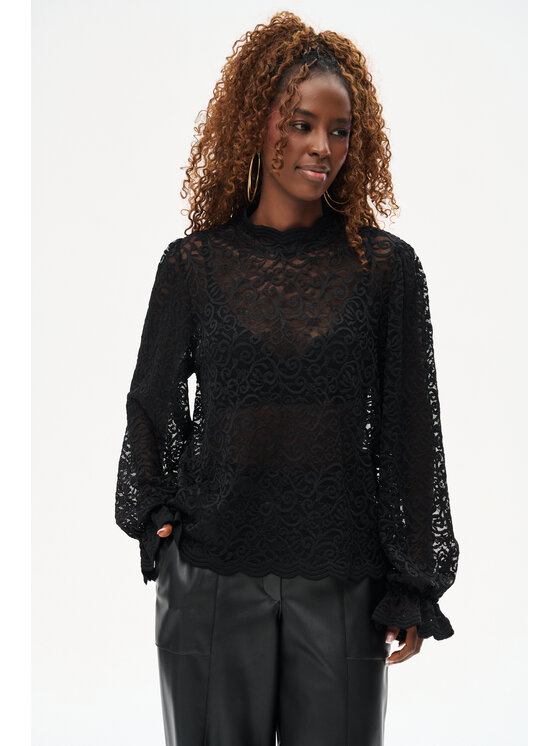 blue shadow blue shadow Bluzka Dagna Czarny Regular Fit