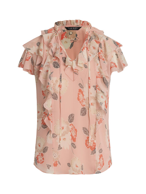 LAUREN RALPH LAUREN LAUREN RALPH LAUREN Μπλουζάκι 200963698001 Ροζ Relaxed Fit