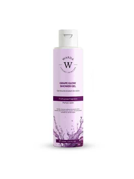 Warda Skincare Warda Skincare Grape Glow Shower Gel 150 ml Żel pod prysznic