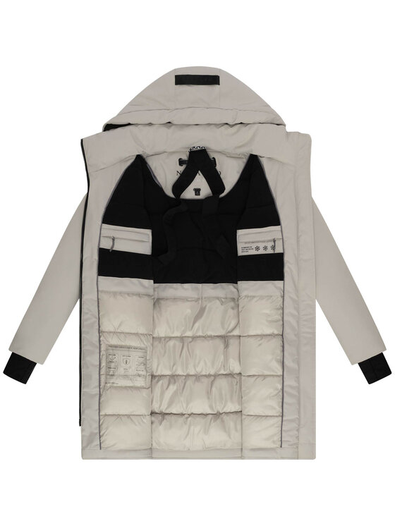 Navahoo Navahoo Kurtka zimowa Winterzart Szary Regular Fit