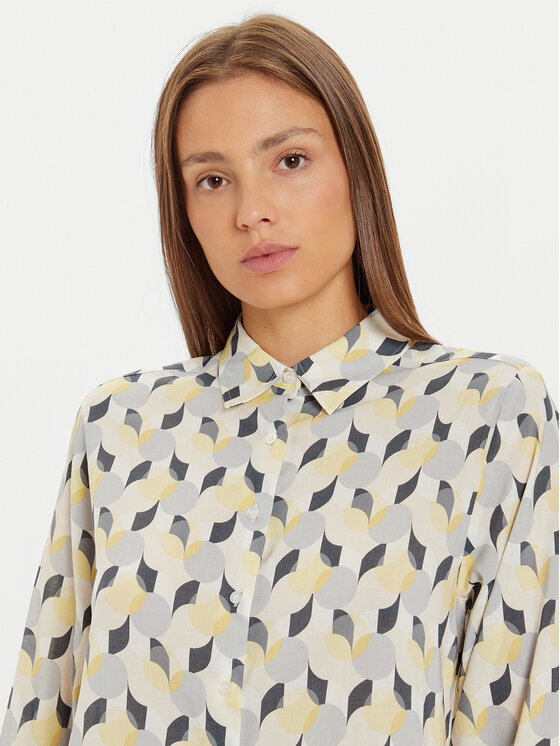 Olsen Olsen Košulja 12001916 Siva Regular Fit