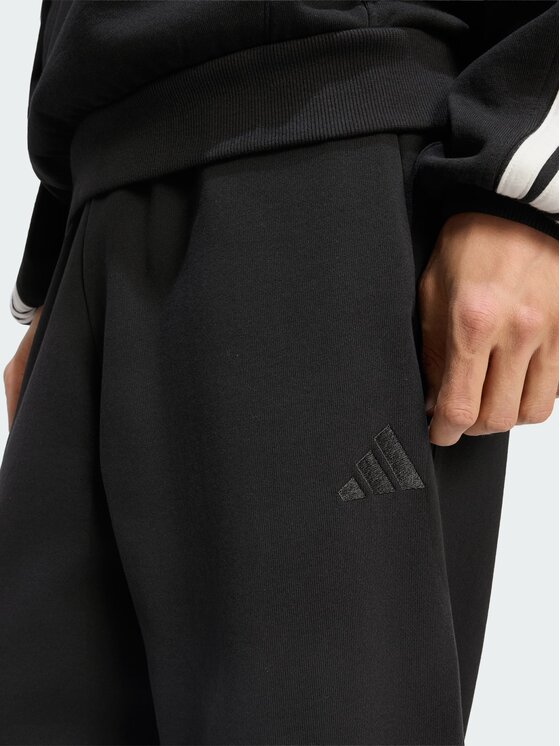 adidas adidas Spodnie materiałowe 164814 Czarny Loose Fit