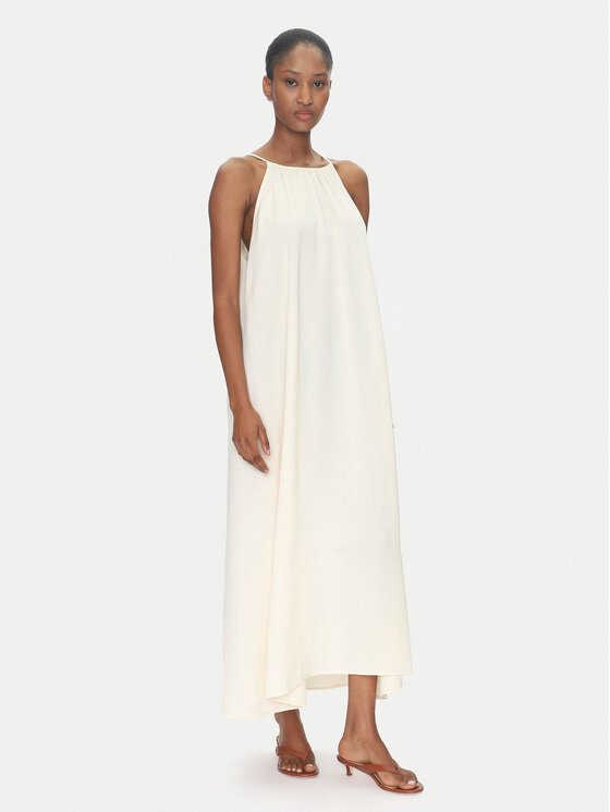 ViCOLO ViCOLO Ljetna haljina Abito TD0757 Écru Regular Fit