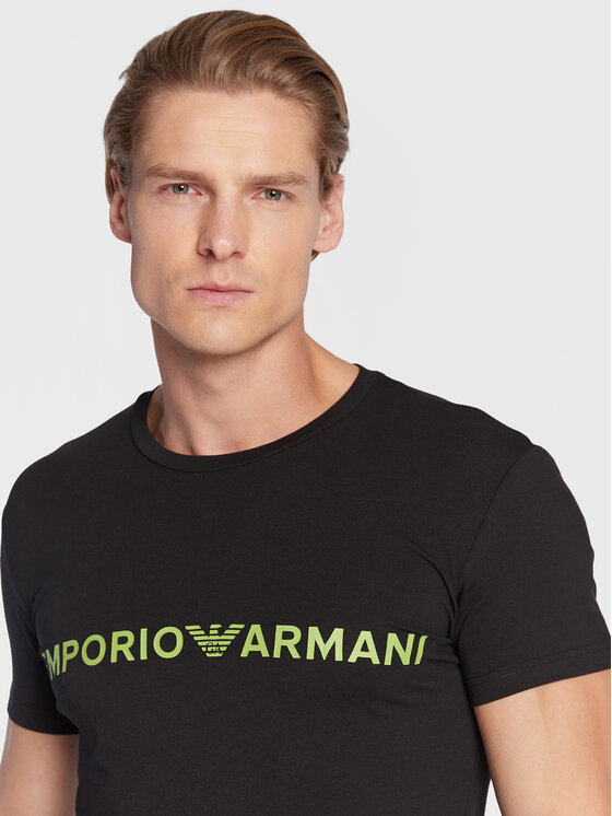 Emporio Armani Underwear Emporio Armani Underwear Tričko 111035 2F516 00020 Čierna Slim Fit