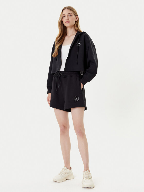 adidas by Stella McCartney adidas by Stella McCartney Majica dugih rukava JD8107 Crna Loose Fit